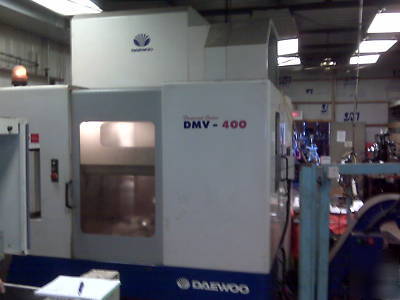 2001 daewoo doosan dmv 400 vertical machining center 