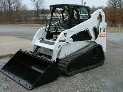 2005 bobcat T190 track skid steer loader kubota diesel