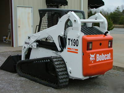 2005 bobcat T190 track skid steer loader kubota diesel