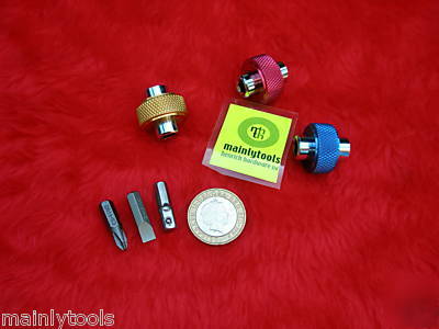 3 pc finger spinners set (screwdriver / socket) 