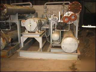 350 ton dunham bush chiller, water cooled