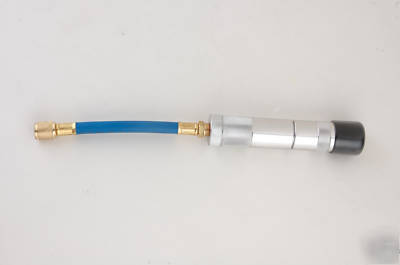 Compressor oil/dye screw-in injector all refrigerant ac