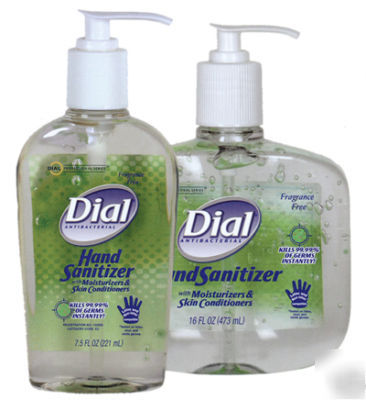 Dial hand sanitizer - 12/7.5OZ desktop pump 