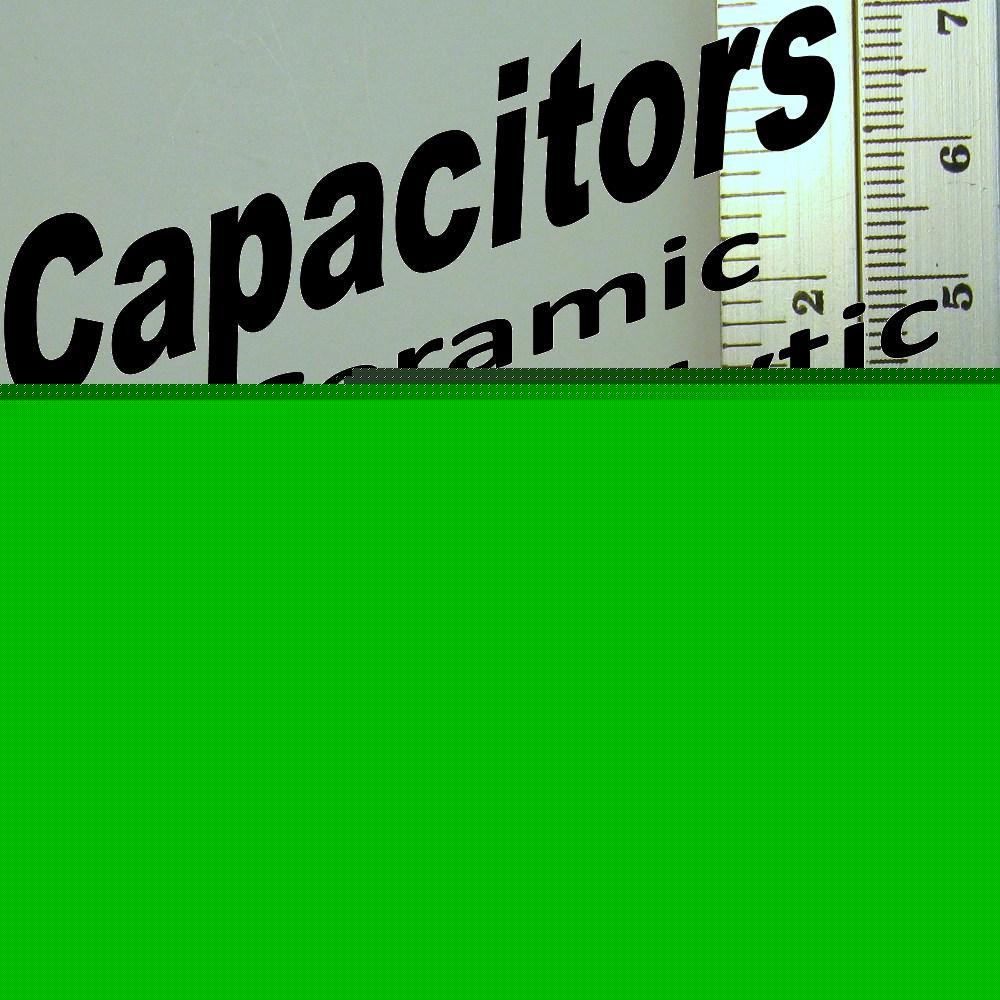 Lot 10 ceramic & radial electrolytic farad capacitors 