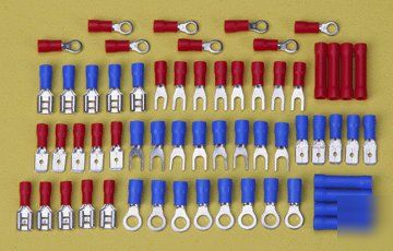 New 60PC professional wire terminal kit set assortment