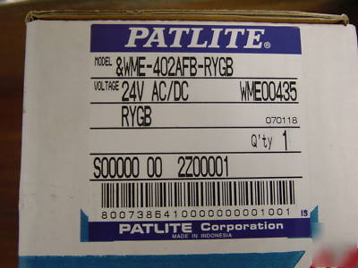 Patlite wme-402AFB-rygb visual warning device