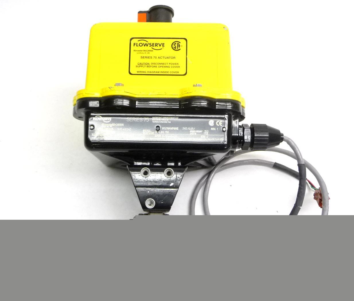 Worcester flowserve series 75 electric valve actuator 
