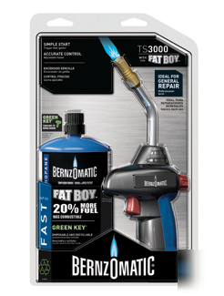 Bernzomatic TS3000 propane kit w/ torch and fuel nip