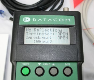 Datacom netcat plus/lancat 1800 cable tester 
