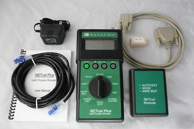 Datacom netcat plus/lancat 1800 cable tester 