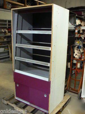 Dry donut pastry display case cabinet unit 34