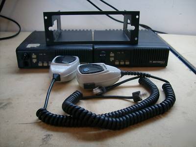 2 motorola maxtrac uhf radio - 25 watt models