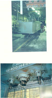 400 ton williams & white down acting hydraulic press