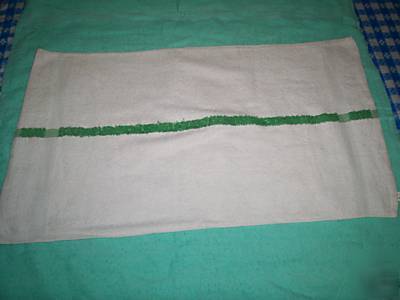 5 dozen 24X48 blue center stripe bath towels 7 lb