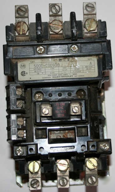 Allen-bradley nema size 2 starter 25HP 600V 500F-COD930