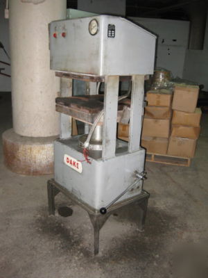 Dake 75 ton heated platen slab press 19