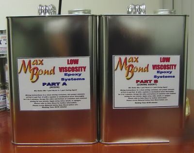 Epoxy resin boat building marine grade high impact 2GAL