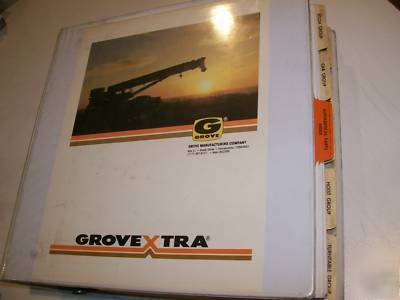 Grove RT630 crane parts manual cummins 6BT5.9 10/1989