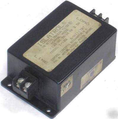 Islatrol i+102 plugin active tracking filter 120VAC 2.5