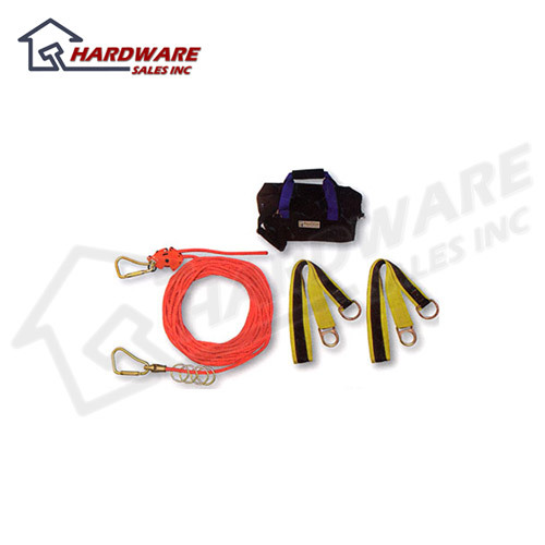 New falltech 75 ft 4-person temporary lifeline rope kit 