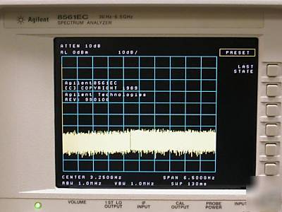Agilent 8561EC 6.5GHZ spectrum analyzer