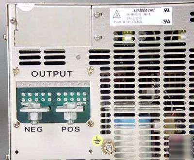 Lambda 0-80V@ 0-185A 15KW variable dc lab power supply