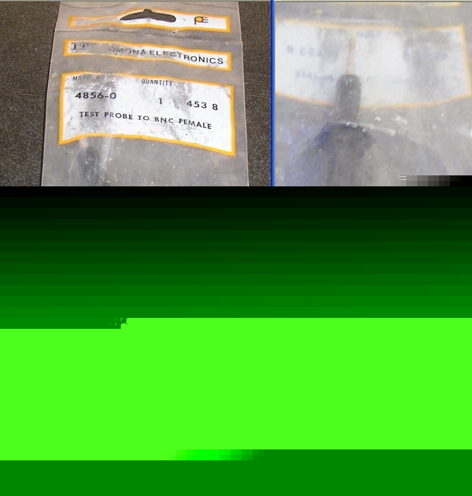 New pomona large lead test probe 4856-0 to bnc female 