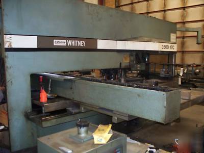 Wa whitney 40 ton hyd cnc punch & plasma fabricator