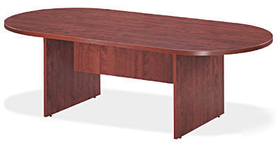 New 10' conference race track table in laminate oval - 