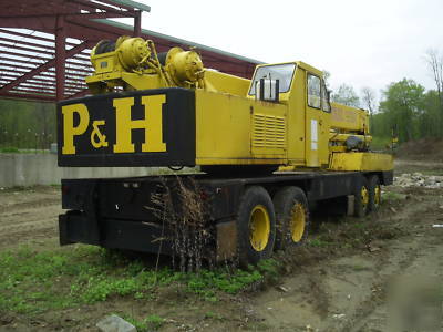 P&h T250 hydraulic truck crane cherrypicker no 