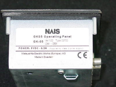 Panasonic nais GK05 series operating panel