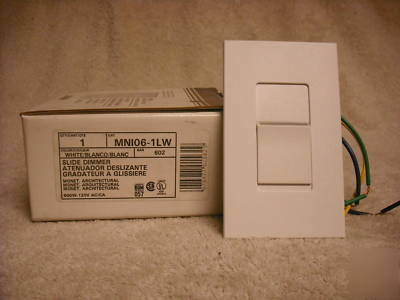 (2) leviton monet archit. digital preset slide dimmer 