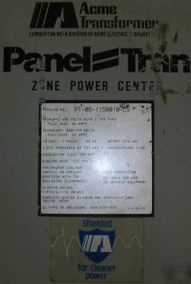 Acme panel-tran zone power center 10KVA pt-06-1150010LS