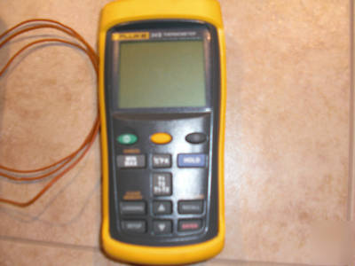 Fluke 54 ii digital hvac thermometer meter data loging 
