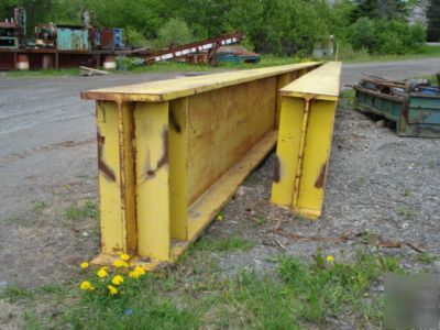 I-beam, 36IN x 16IN x 50 ft long, qty of 2 