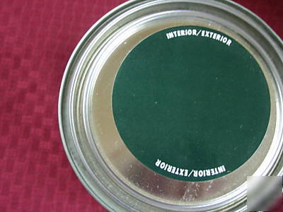 Krylon hunter green paint - high gloss - (2) quarts