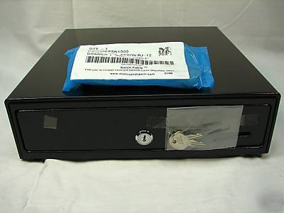 Mmf 24V 4 tray single slot cash drawer - w/kick kable