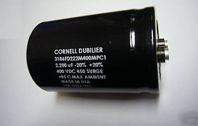 New 1 cde 400V 2200UF computer grade bus capacitor 