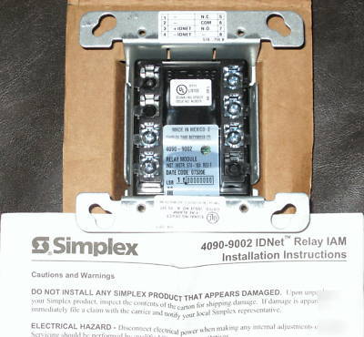 Simplex 4090-9002 relay iam module fire alarm big sale