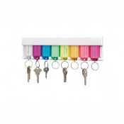 White - mmf multicolored key rack - 8 key capacity