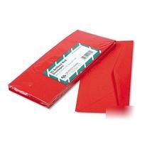 Quality park colored envelopes - red - 11134