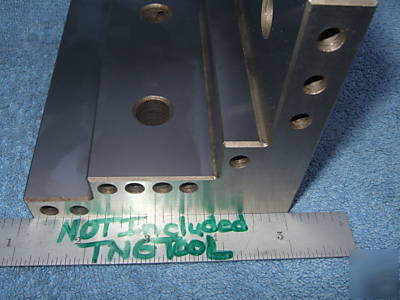 Angle plate step toolmaker machist tapped 1/4 ground 2Q