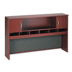Bush series c hutch with two doors open center