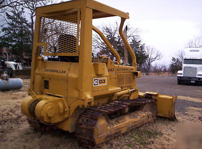 Cat D3 dozer-winch-6 way blade-diesel--p/s transmission