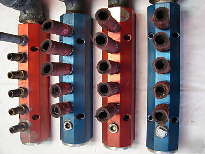 Cito inline heating cooling manifolds lot of 4