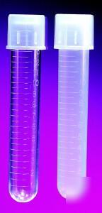 500 polystyrene sterile culture test tubes clear