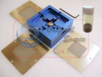 80X80 bga ic station + 0.5 0.6 0.76 mm stencil & balls