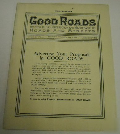 Good roads 1915 construction magazine v 9 # 22