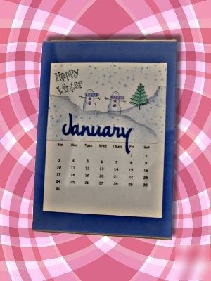 Hand crafted desk calander by 