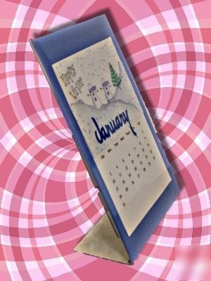 Hand crafted desk calander by 